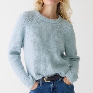 J.CREW Crewneck Sweater in Brushed Italian Yarn